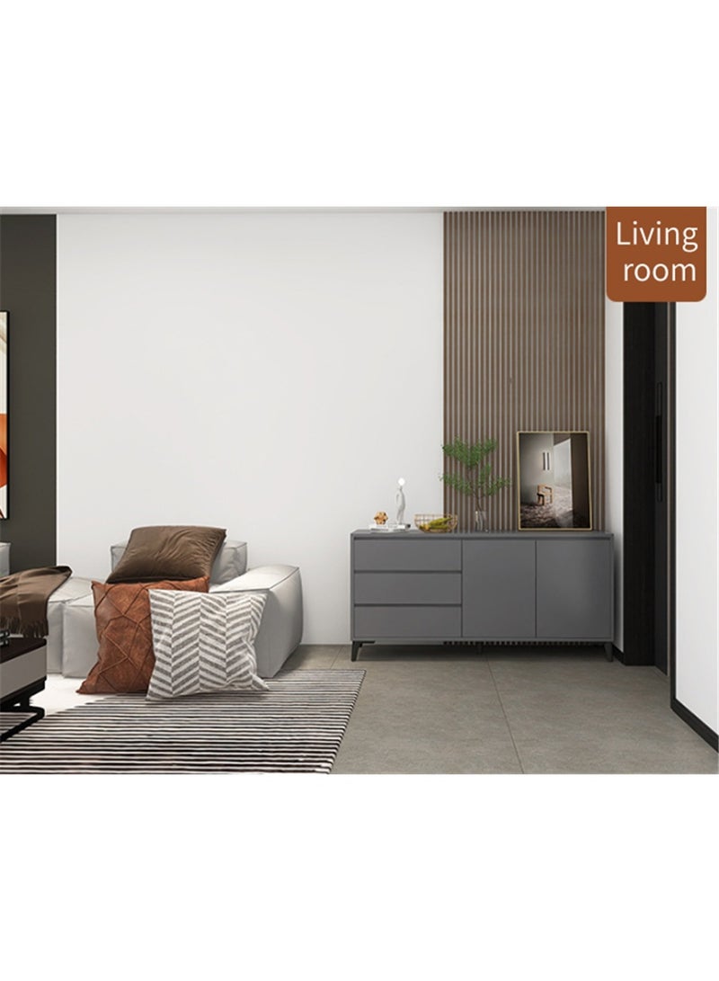 Storage Cabinet, Free Standing TV Cabinet with Drawer, Home Sideboard Cabinet, Entryway Console Cabinet Accent Table for Bedroom Hallway Dining Room, 140*40*75cm (DSG044, Grey) - Image 3