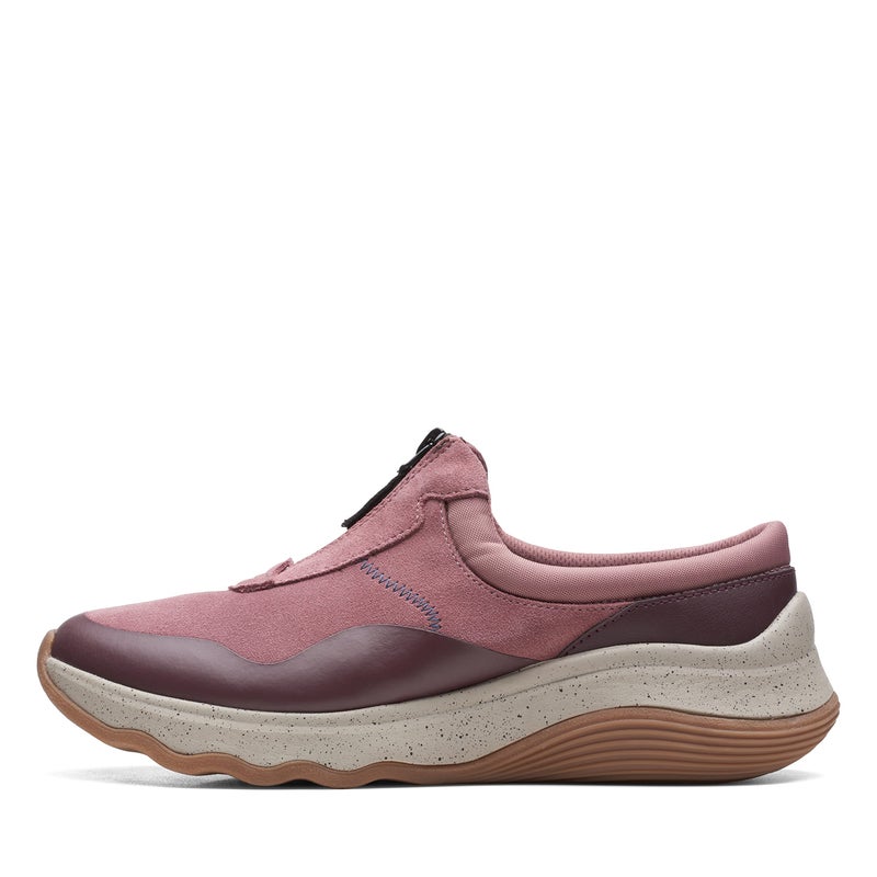 clarks كلاركس نساء جانت واي كلوغ، وردي داكن جلد سويدي، 9.5 US - Image 4