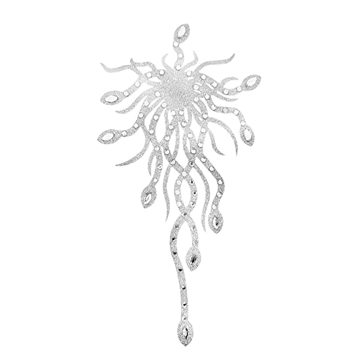 Comet Busters Silver Glitter Temporary Tattoo Body Sticker (BT224) - Image 2