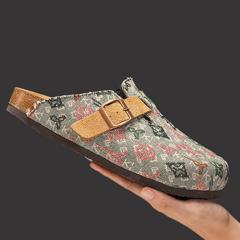 بيع ساخن الخريف كلاسيكي جديد كل الموسم Birkenstock-Style حذاء كورك البغال لاستخدام الشاطئ في الهواء الطلق للرجال والنساء - Image 4