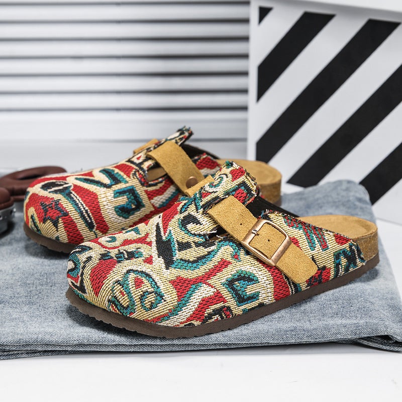 بيع ساخن الخريف كلاسيكي جديد كل الموسم Birkenstock-Style حذاء كورك البغال لاستخدام الشاطئ في الهواء الطلق للرجال والنساء - Image 1