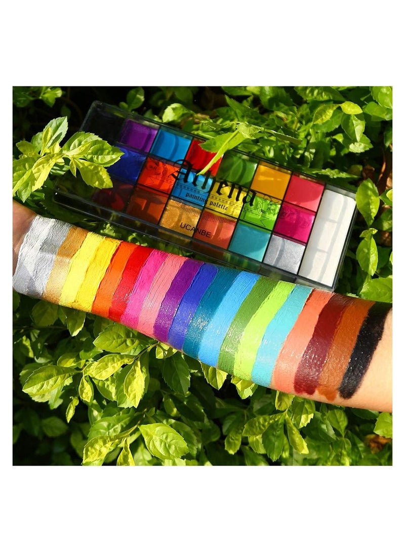 يوكانبي لوحة زيتية لطلاء الجسم كبيرة الحجم باللونين الأبيض والأسود - Image 4