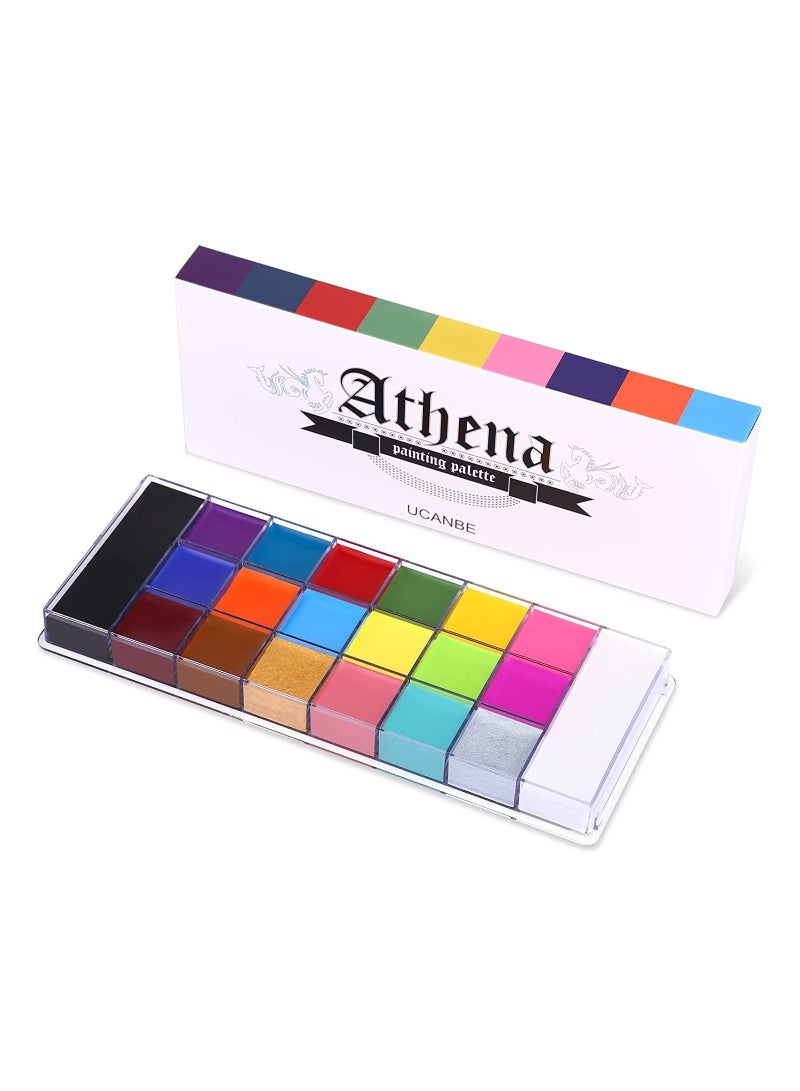 يوكانبي لوحة زيتية لطلاء الجسم كبيرة الحجم باللونين الأبيض والأسود - Image 1