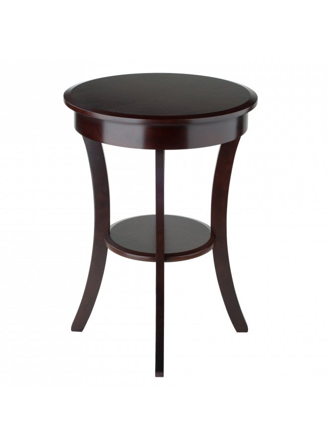 Winsome Wood Sasha Accent Table, Cappuccino(color may slightly vary), 20 in x 20 in x 27 in - Image 4