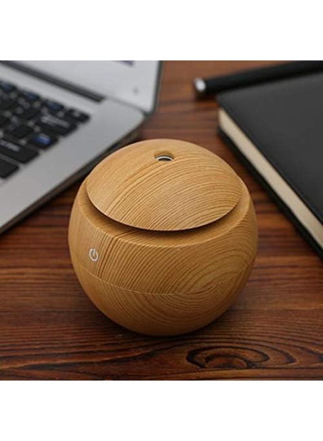 Ultrasonic Aroma Diffuser and Humidifier with Wood Grain Finish USB Powered for Home, Office, and Travel - Image 2