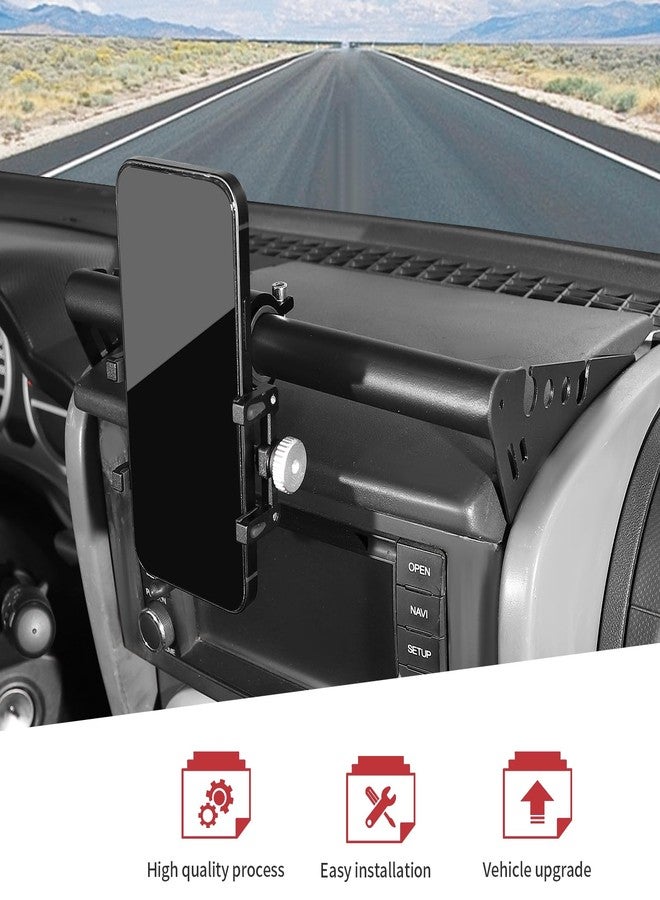 JeCar Rugged Heavy Duty Dash Mount Cell Phone Holder Dashboard Phone Mount for 2007-2010 Jeep Wrangler JK & Unlimited - Image 4
