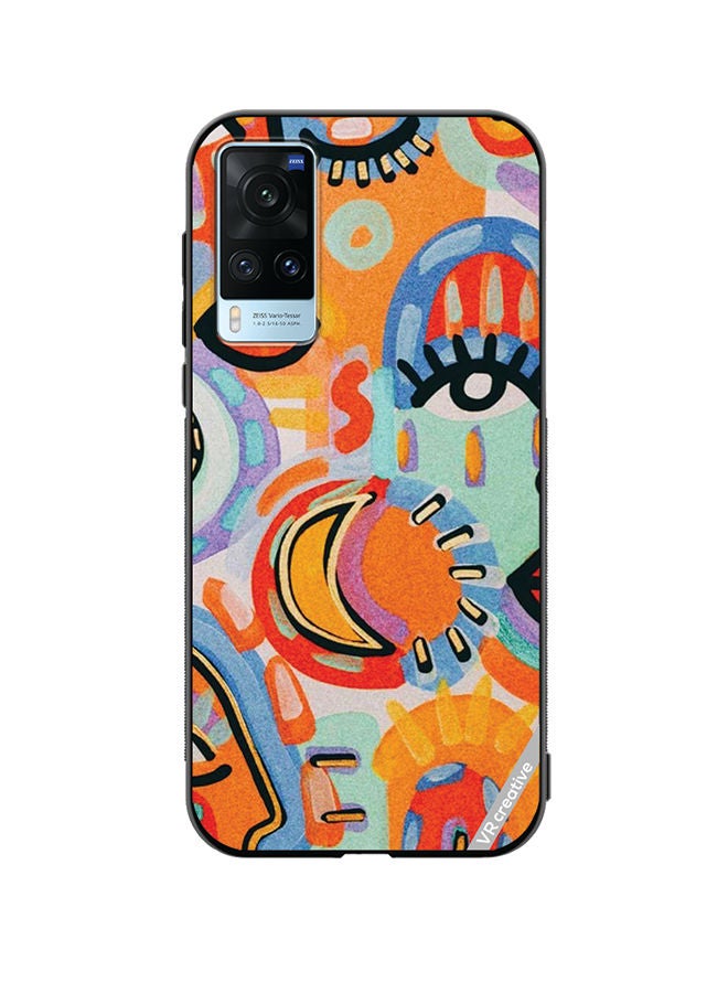 VR CREATIVE Protective Case Cover For Vivo X60 Womenart Design Multicolour - Image 1