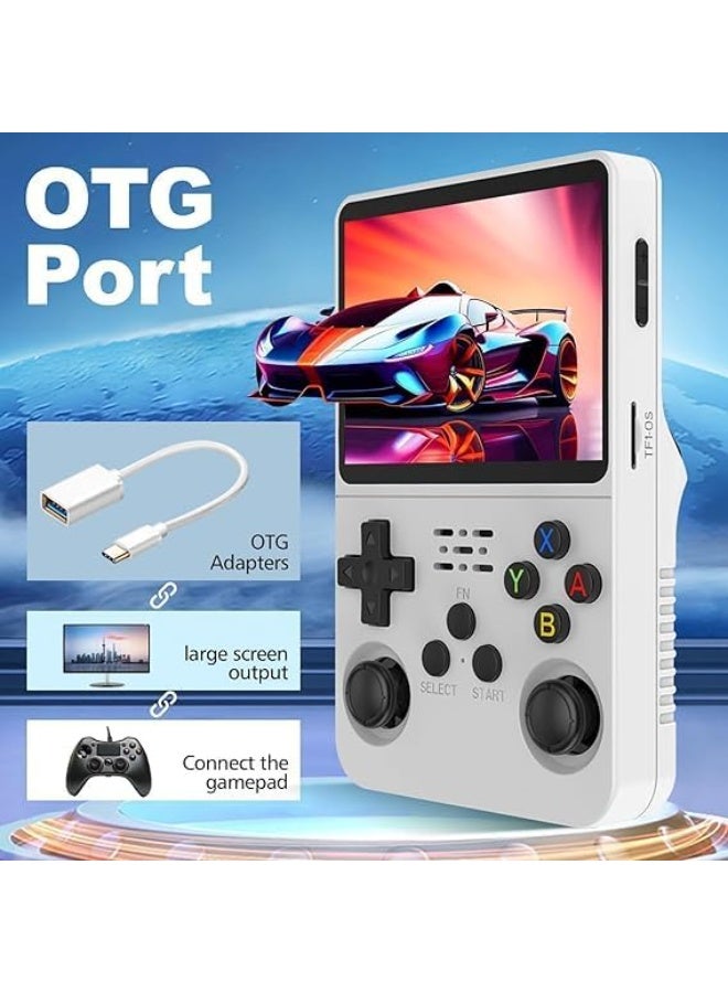 Portable Retro Handheld Game Console, 3.5-inch IPS Screen, Open-Source Linux System, Pre-loaded with 15,000+ Classic Games, 96GB Total Storage - Image 3