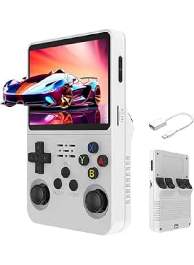 Portable Retro Handheld Game Console, 3.5-inch IPS Screen, Open-Source Linux System, Pre-loaded with 15,000+ Classic Games, 96GB Total Storage - Image 1