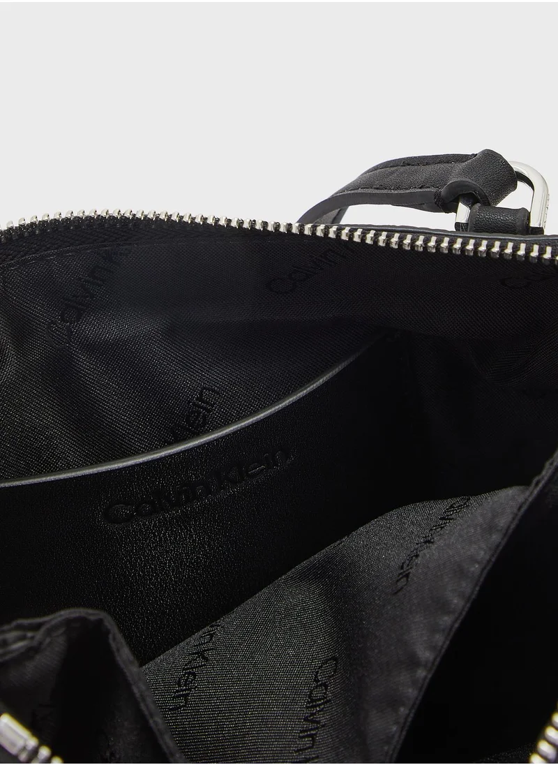 CALVIN KLEIN Monogram East West Crossbody