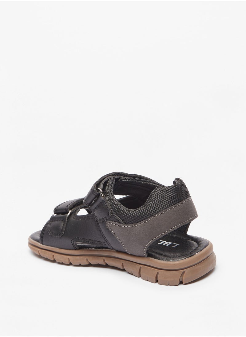 LBL by Shoexpress - Girls Colourblock Floaters with Hook and Loop Closure - Image 1