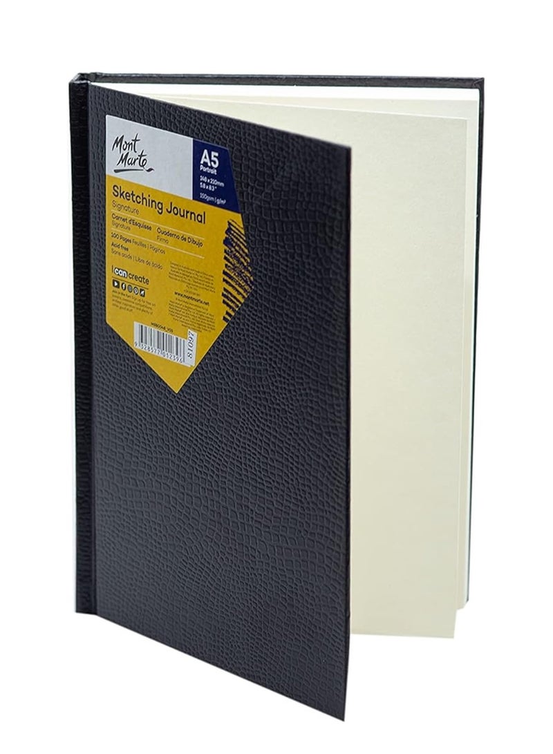 Mont Marte دفتر رسم بحجم A5 للفن 100 صفحة بسمك 150 جرام - Image 2