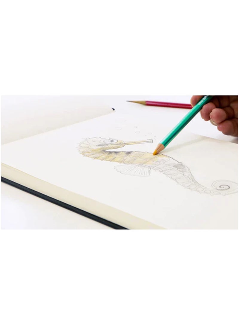 Mont Marte دفتر رسم بحجم A5 للفن 100 صفحة بسمك 150 جرام - Image 5