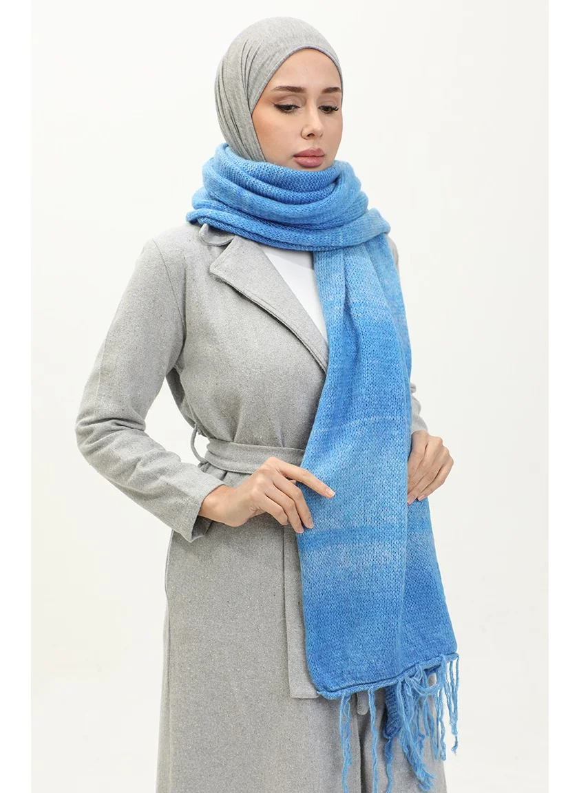 سيفا ميرفي Knitted Shoulder Shawl 2064-05 Blue