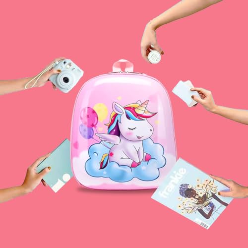 TONY STARK Play School Backpack for Kids, Fun Cartoon Design Bag for Boys, Girls, Toddlers, Pre-KG, LKG, UKG â€“ Perfect Baby Bag for 2-5 Year Olds (Rose Girl) - Image 4