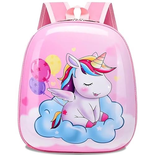 TONY STARK Play School Backpack for Kids, Fun Cartoon Design Bag for Boys, Girls, Toddlers, Pre-KG, LKG, UKG â€“ Perfect Baby Bag for 2-5 Year Olds (Rose Girl) - Image 1