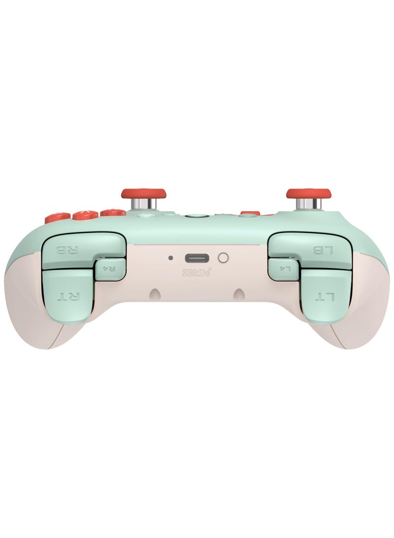 2C Wireless Controller: High Performance for Windows PC and Android - 1000 Hz Polling Rate, Hall Effect Joysticks, Triggers, and Remappable L4/R4 Bumpers - Mint Color - Image 2