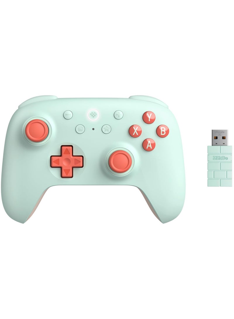 2C Wireless Controller: High Performance for Windows PC and Android - 1000 Hz Polling Rate, Hall Effect Joysticks, Triggers, and Remappable L4/R4 Bumpers - Mint Color - Image 1