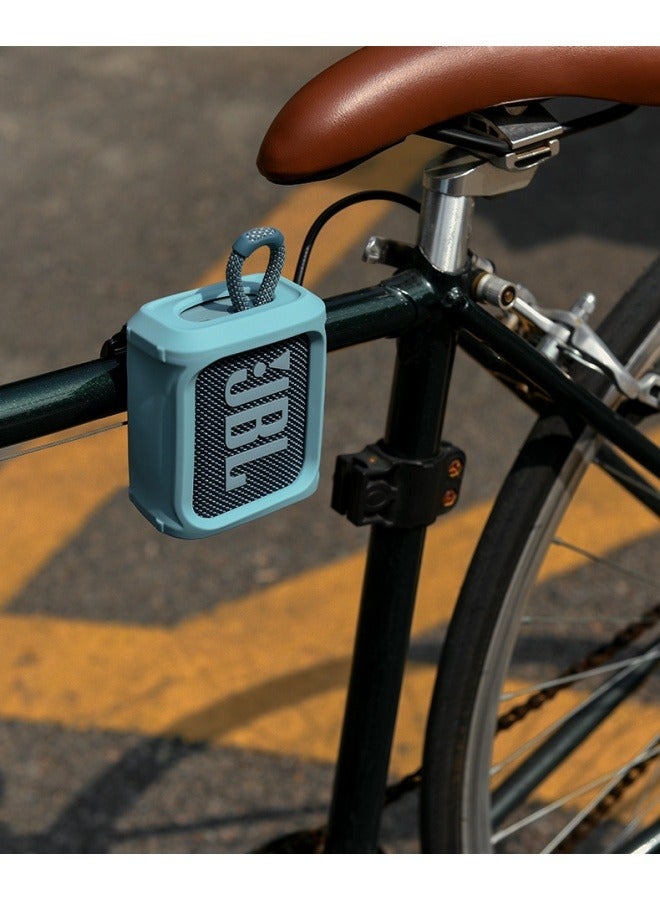 Suitable for JBL GO3 speaker portable silicone protective cover audio protective cover can be tied and fixed - Image 5