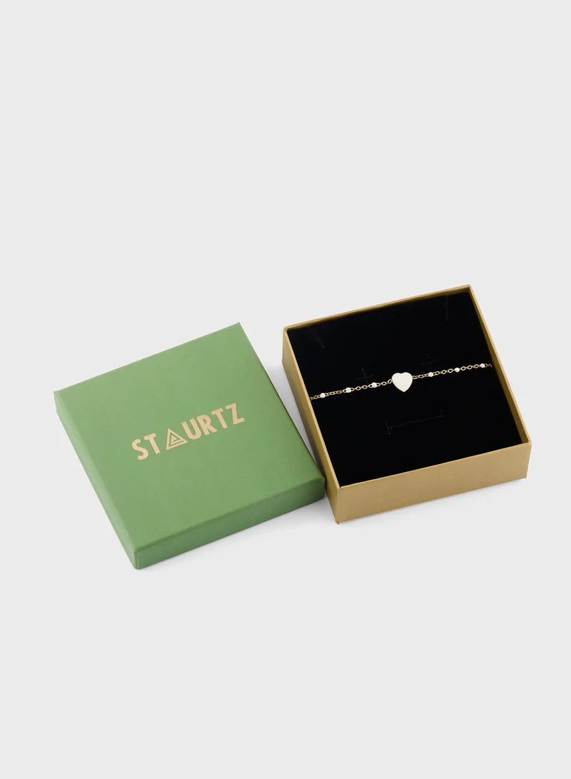Staurtz Simple Love Bracelet White