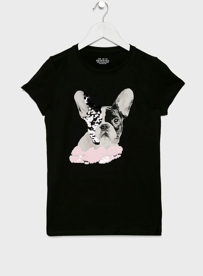 Reserved Kids Graphic T-Shirt for Women Best Price Kuwait