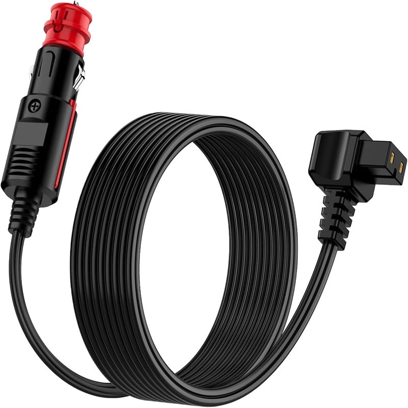 Abnaok 12 V Car Extension Cable 3.5 m for Cool Box Dometic, Alpicool, Waeco CF, ARB, Setpower, ICECO, Car Fridge Cable 12 Volt Car Fridge Power Supply Cable DC 12 V Replacement Cable Cool Box Cable - Image 1