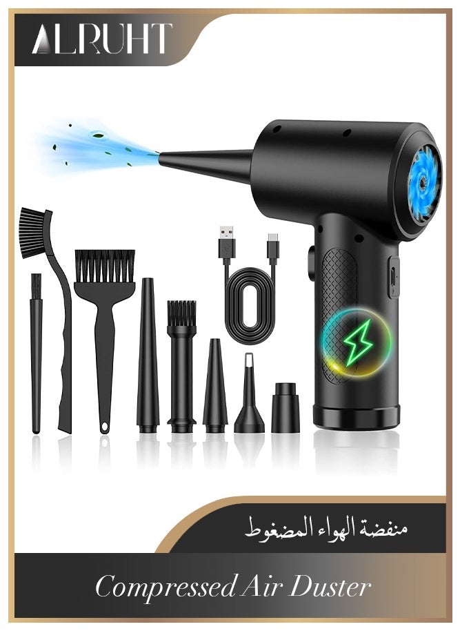 Alruht - Compressed air Duster,Keyboard Cleaner for Office,no Canned air Duster,Reusable,Good Replacement for Compressed Air Can - Image 1
