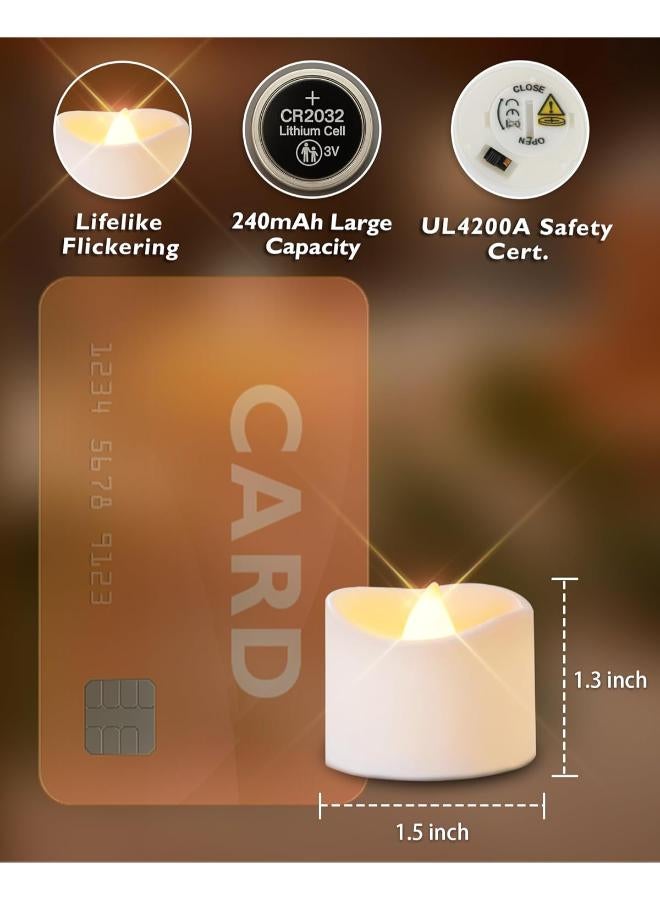 Pack Of 12 flameless LED Tea Lights - Image 2
