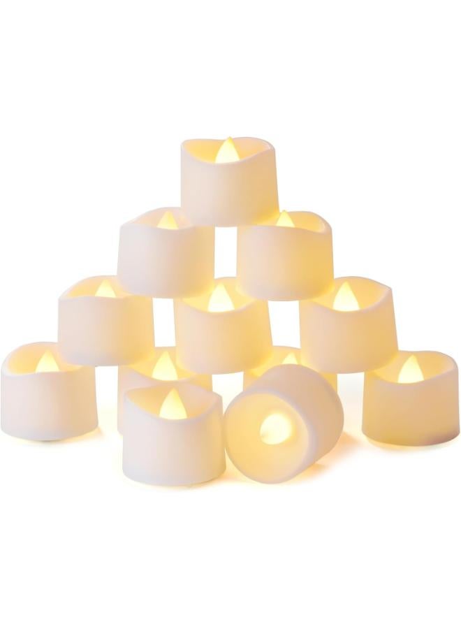 Pack Of 12 flameless LED Tea Lights - Image 1