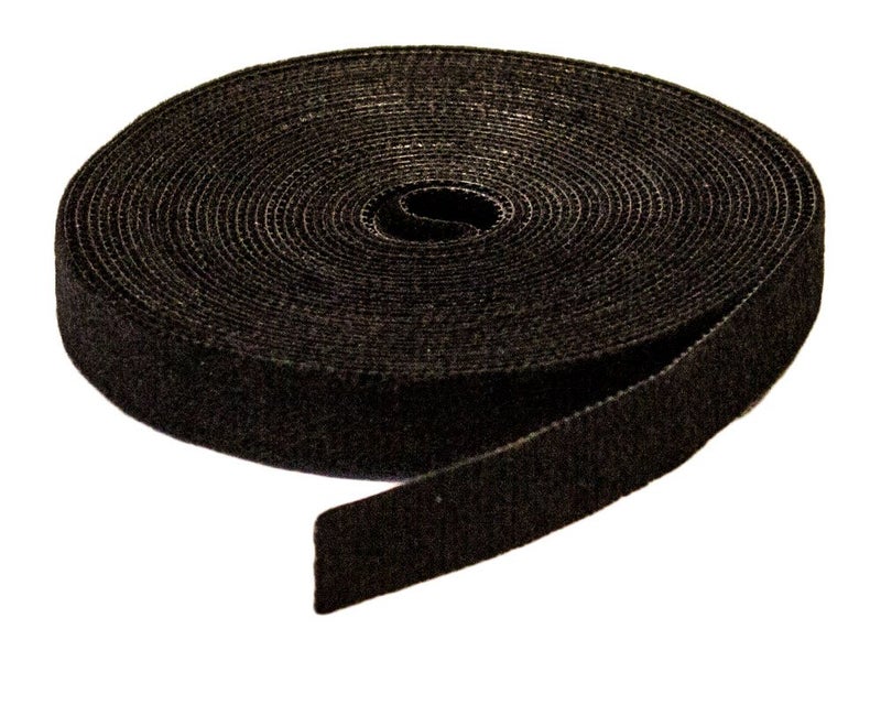 NavePoint 1/2 Inch Roll Hook and Loop Reusable Cable Ties Wraps Straps - 5M 15ft - Image 1