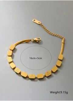 Luxury & Elegant Gold Plated Stainless Steel Bracelet For Women - pzsku/ZAE53410050B5690ED58DZ/45/_/1713731398/9bb2794f-a314-475c-882e-f471d25f7327