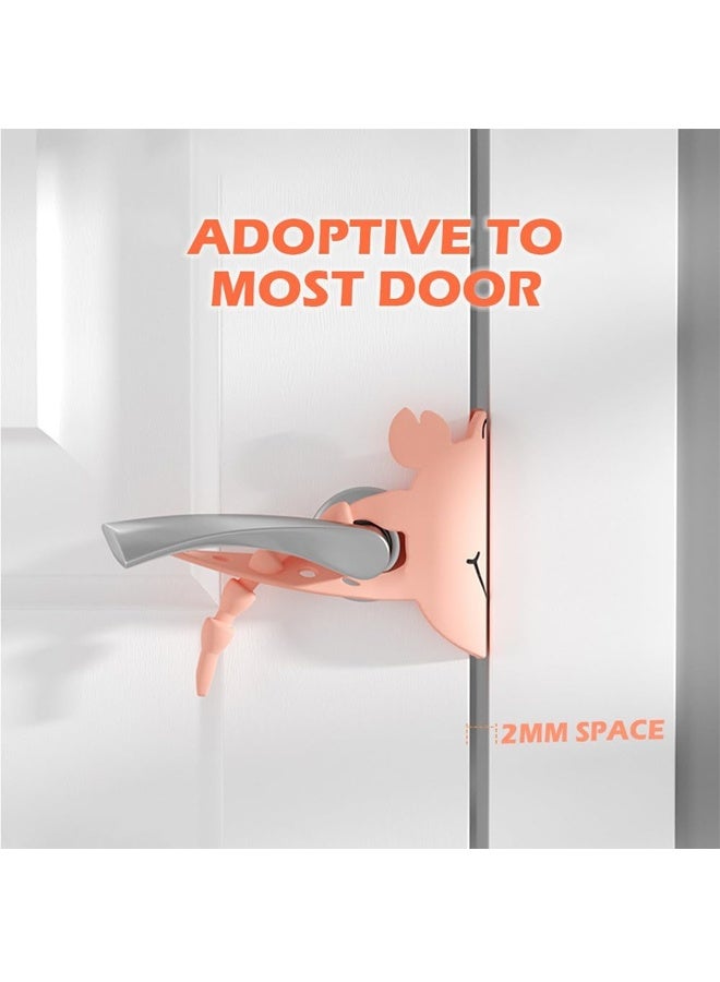 HOMESTAR Door Slam Stopper, Silencer Closer Cushion Silicone Door Stopper Decorative Reduce Noise for Light Sleepers with Flexible Adjustbale - Image 4