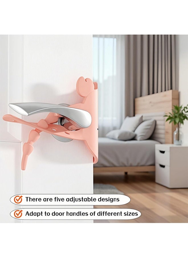 HOMESTAR Door Slam Stopper, Silencer Closer Cushion Silicone Door Stopper Decorative Reduce Noise for Light Sleepers with Flexible Adjustbale - Image 2