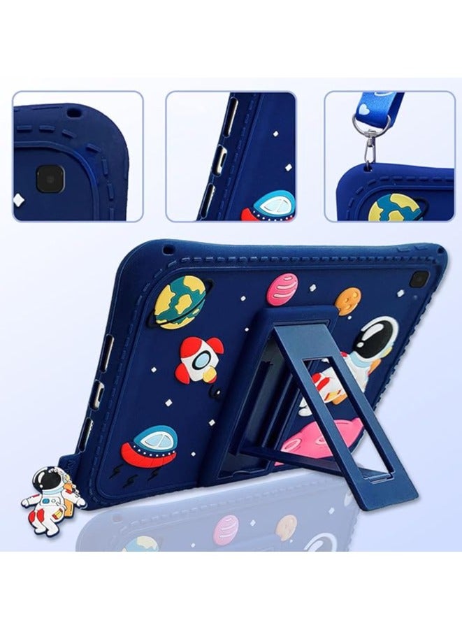 erorex Kids Case for Samsung Galaxy Tab S6 Lite 10.4 Inch 2024/2022/2020 (SM P610/P613/P615/P619/P620/P625) with Screen Protector and Shoulder Strap - Image 4