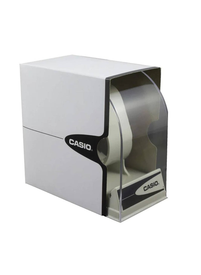 CASIO ساعة كوارتز Moonphase بمينا أسود وستانلس ستيل للرجال MTP-M305D-1AVDF - Image 2