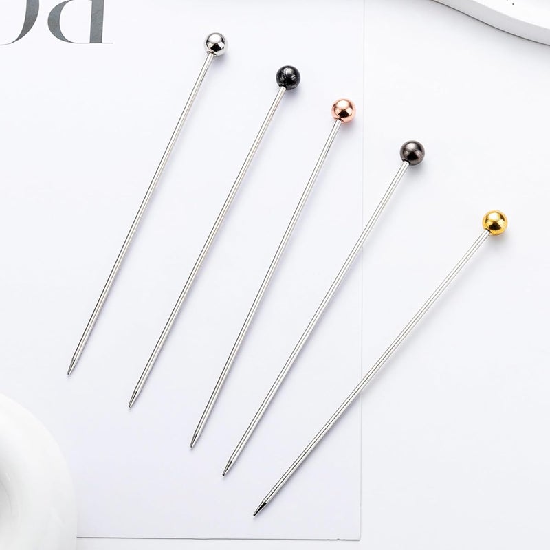 6Pcs Practical Cake Tester Skewer Needle Baking Tool Stainless Steels Needle Testing Stick Stainless Steels Stick - Image 4