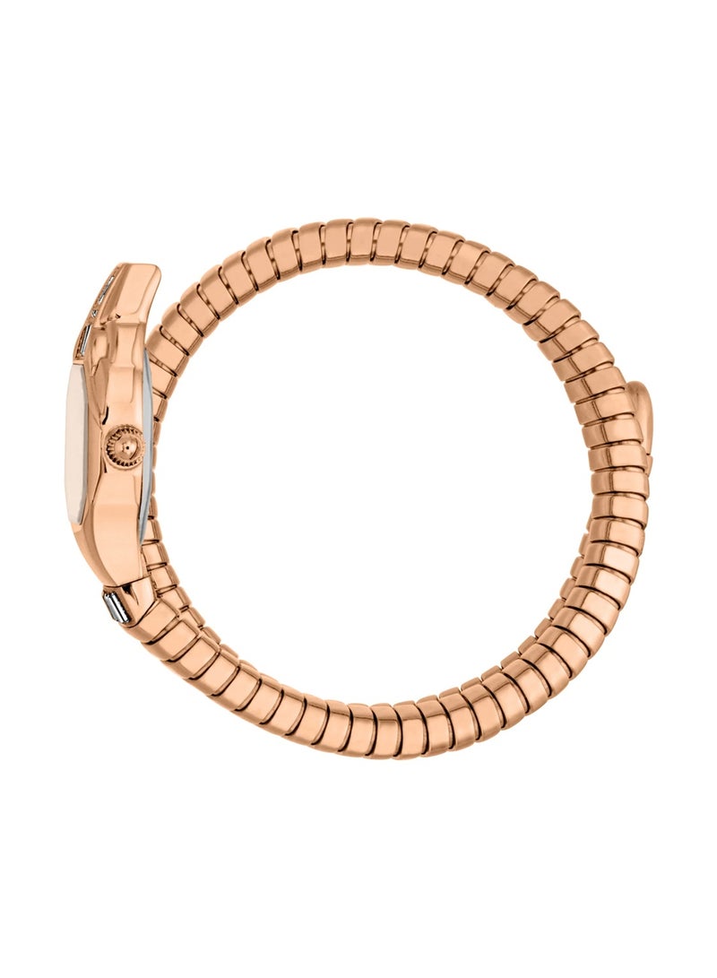 Just Cavalli ساعة أنالوج كوارتز للنساء من برليانت باللون الوردي الذهبي مصنوعة من الفولاذ المقاوم للصدأ JC1L326M0045 - Image 3