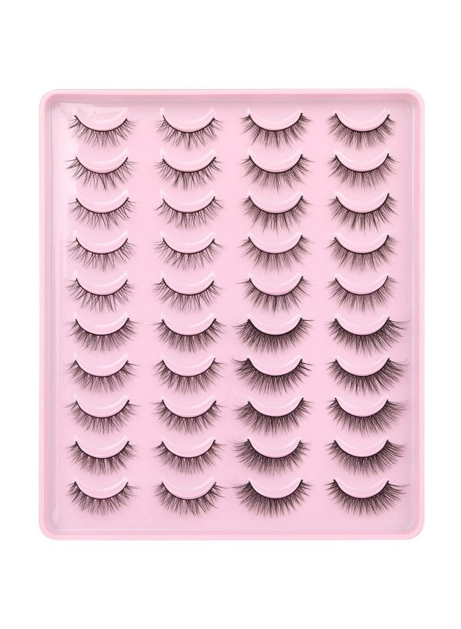 Kiromiro False Eyelashes Natural Look Fluffy Mink Lashes 4 Styles Wispy Natural Lashes 3D Strip Eye Lashes Pack By Kiromiro - Image 2