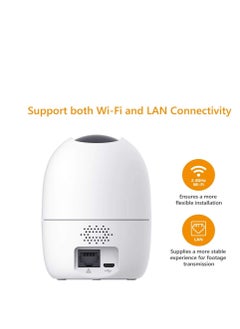 IMOU Ranger 2 Indoor WiFi 2K Live Cam, 8x Digital Zoom, Motorized Pan and Tilt with 360° Coverage View, Accurate Human and Pet Detection, Smart Night Vision (Up to 10m), Privacy Mode, Smart Tracking, Two-Way Talk, MicroSD Slot (up to 256 GB)  - Image 5