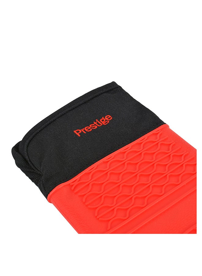 Prestige Silicon Oven Glove Red/Black 33.53×19.81×2.79cm - Image 4
