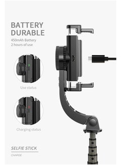 TOKQI TOKQI L08 Smartphone Selfie Stick & Gimbal Stabilizer with Bluetooth Tripod for Vlogging  - Image 4