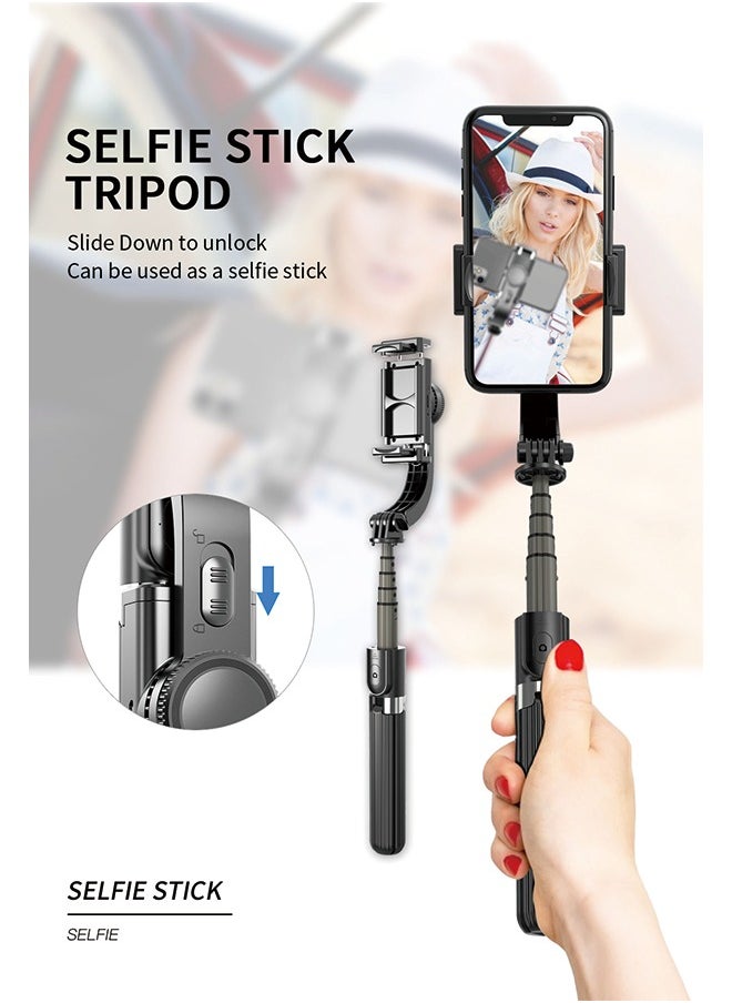 TOKQI - TOKQI L08 Smartphone Selfie Stick & Gimbal Stabilizer with Bluetooth Tripod for Vlogging - Image 1