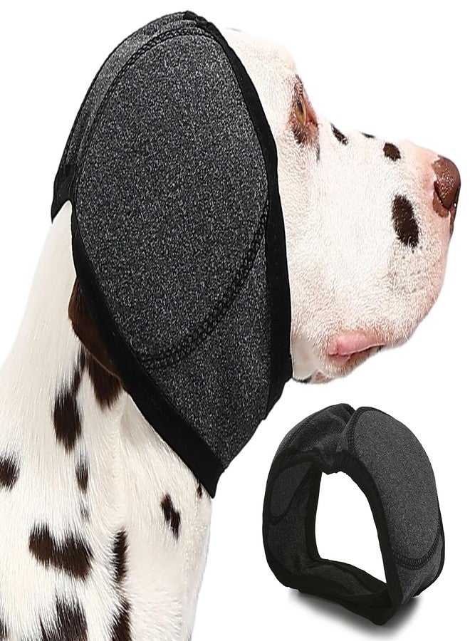 AOOLMOL Dog Ear Muffs Wrap for Hematoma, Bathing, Drying, Swimming & Noise Anxiety Relief- Elastic Waterproof Ear Protection with Calming Hoodie Design for Grooming - Image 1