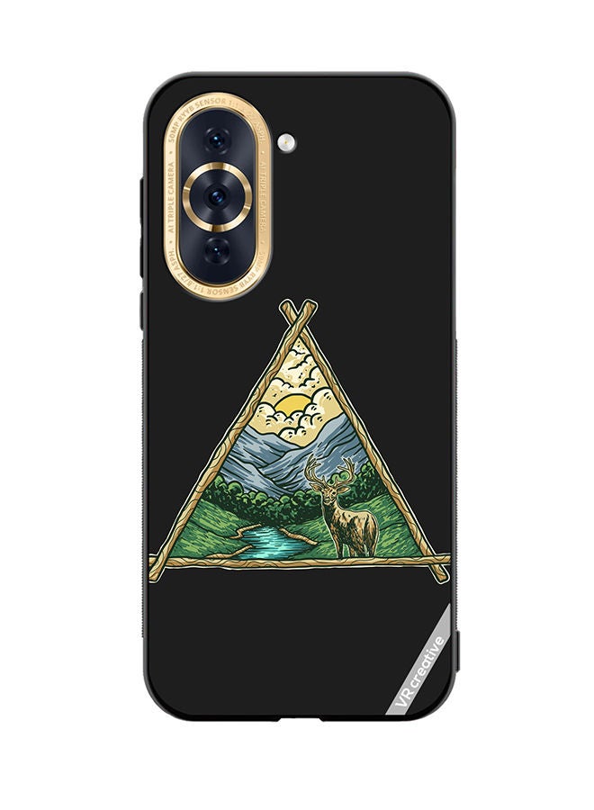 Protective Case Cover For Huawei Nova 10 Girl Clicks a Selfie Design Multicolour