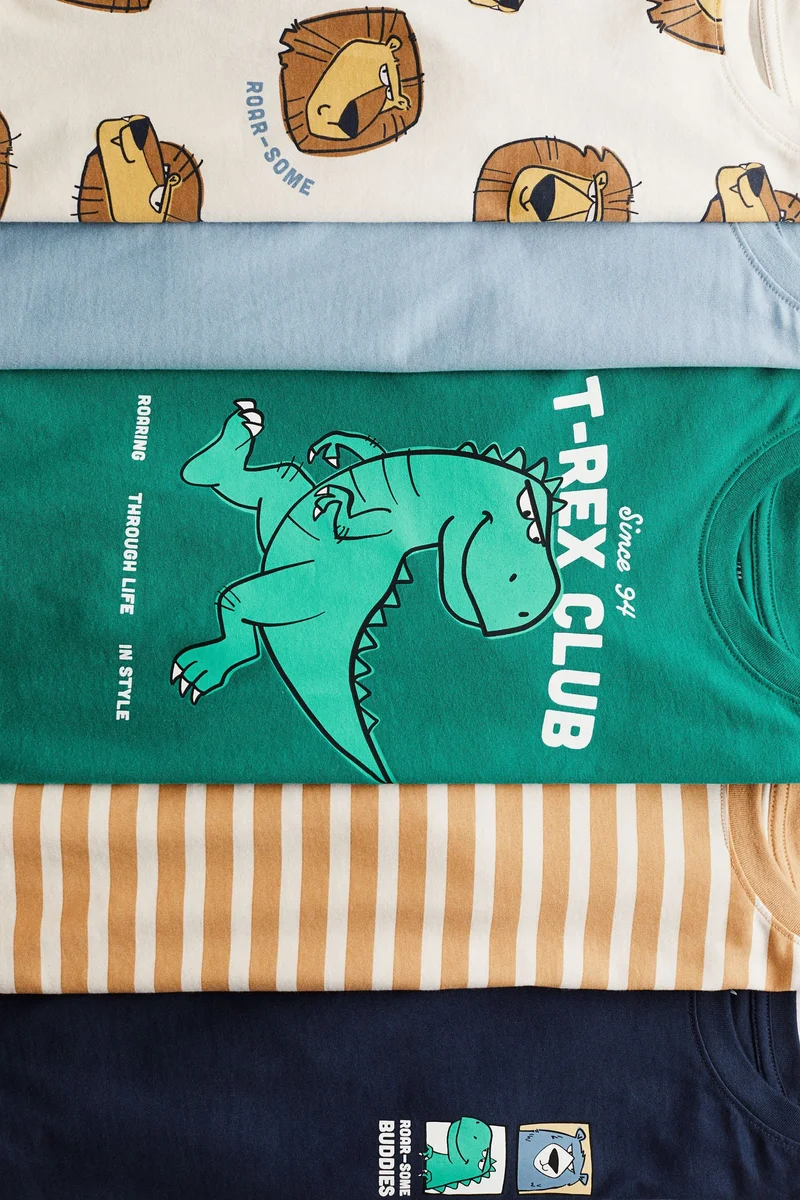 H&M 5-pack long-sleeved T-shirts