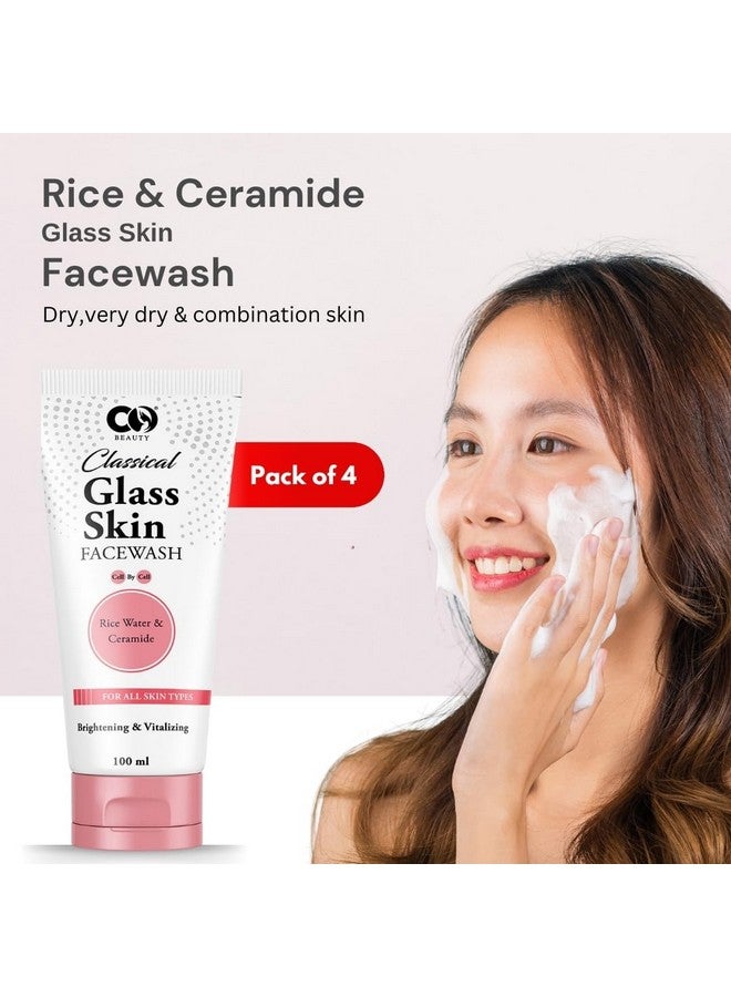 CO Beauty Rice & Ceramide Korean Glass Skin Face Wash | For Dry, Sensitive & Combination Skin Types | Improves Skin Barrier | No Paraben, Sls | 100Ml | Pack Of 2 - Image 2