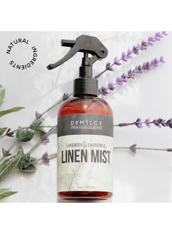 DRMTLGY رذاذ اللافندر الطبيعي للبياضات والغرف - زيت اللافندر الأساسي النقي ورذاذ الوسادة بالبابونج - رذاذ الأقمشة للعلاج بالروائح - Image 5