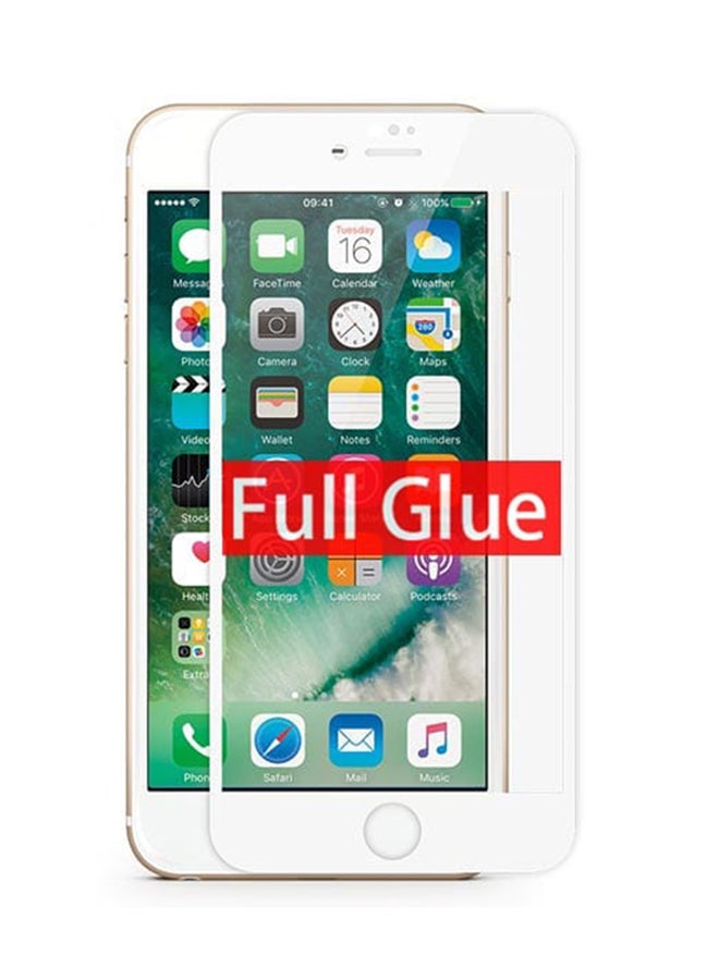 5D Tempered Glass Screen Protector For Apple iPhone 6 Plus / 6S Plus Clear/White