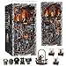 MiniCity Book Nook Kit DIY Miniature Dollhouse Kit 3D Puzzles for Adults Tiny House Mini Home Craft Bookshelf Nook Puzzle Book Decor Gifts for Teenagers Book Lovers Haunting Relics - Image 2