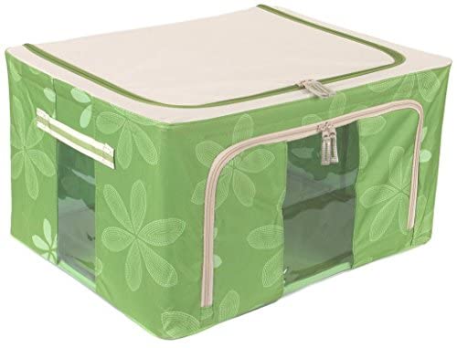 Homies Homies foldable floral print Rectangular Shape Steel Frame Under bed Closet Organizer 1 Piece size 51 L X 41 B X 33 H cms  - Image 2